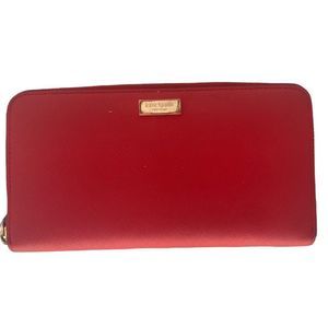 Kate Spade Spencer Continental Wallet Red